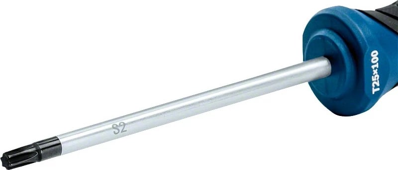 Kaçavidë Bosch TX 25 x 100, dorezë ergonomike, ngjyrë kaltër/zezë