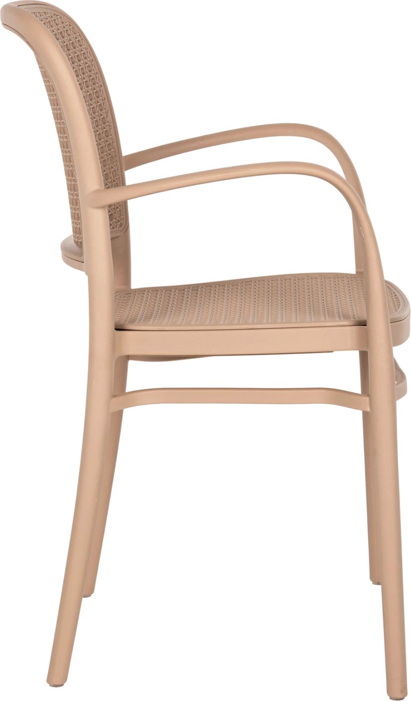 Karrige e uljes polipropileni FLOW FH5938.03 kapuçino 55x53x86H cm
