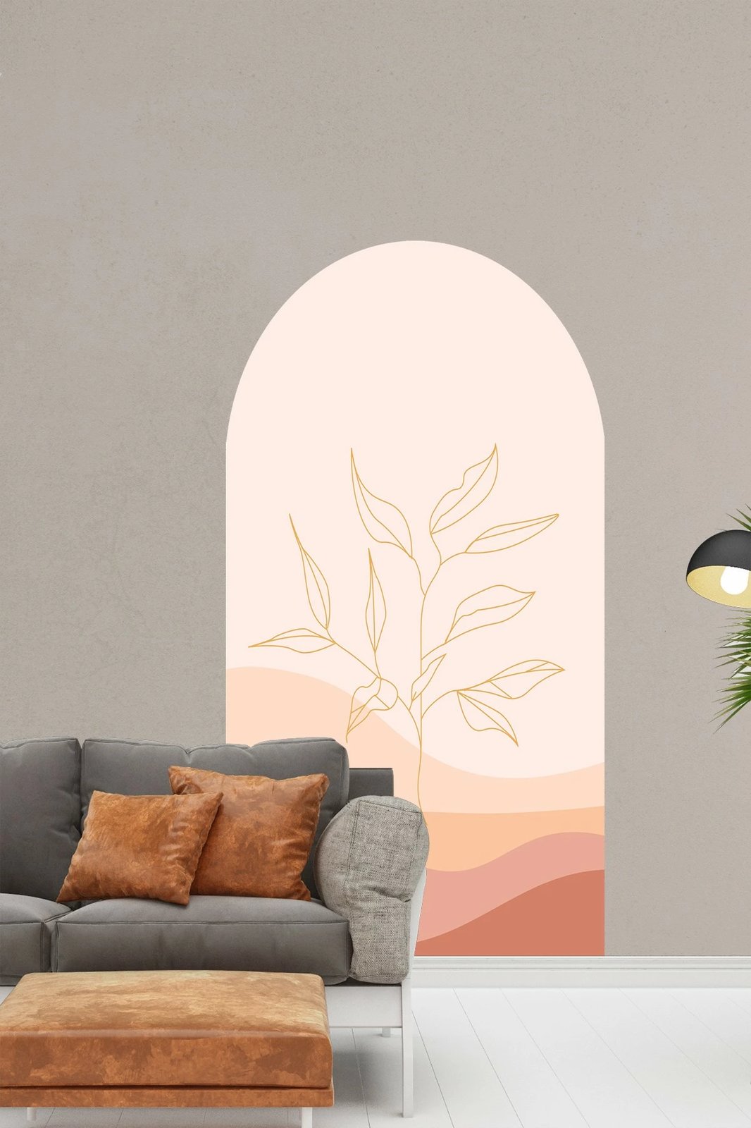 Sticker dekorativ për mur Wallity, ERSYSTCKR21, shumëngjyrësh, 80x140cm