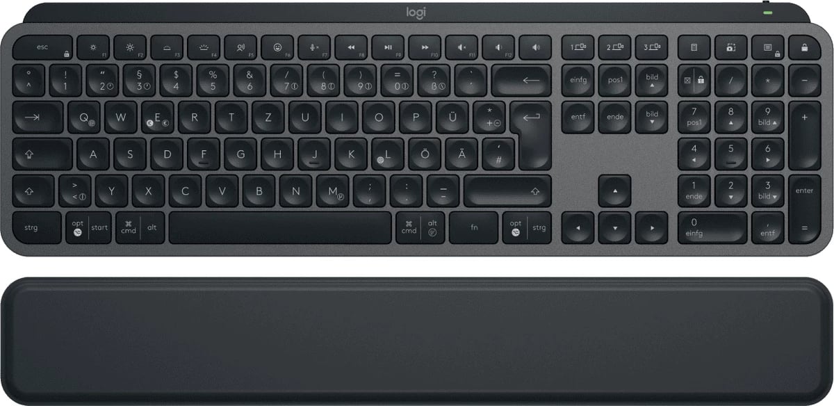 Tastierë, Logitech MX Keys S 920-011567, layout gjerman QWERTZ, e zezë
