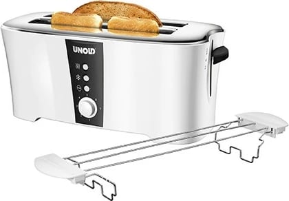Tostues UNOLD Design Dual, 4 feta, 1350W, i bardhë