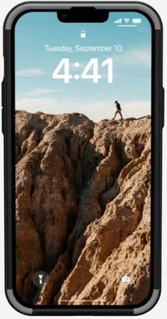 Mbështjellës Urban Armor Gear Civilian për celular, 6.7", Apple, Navy