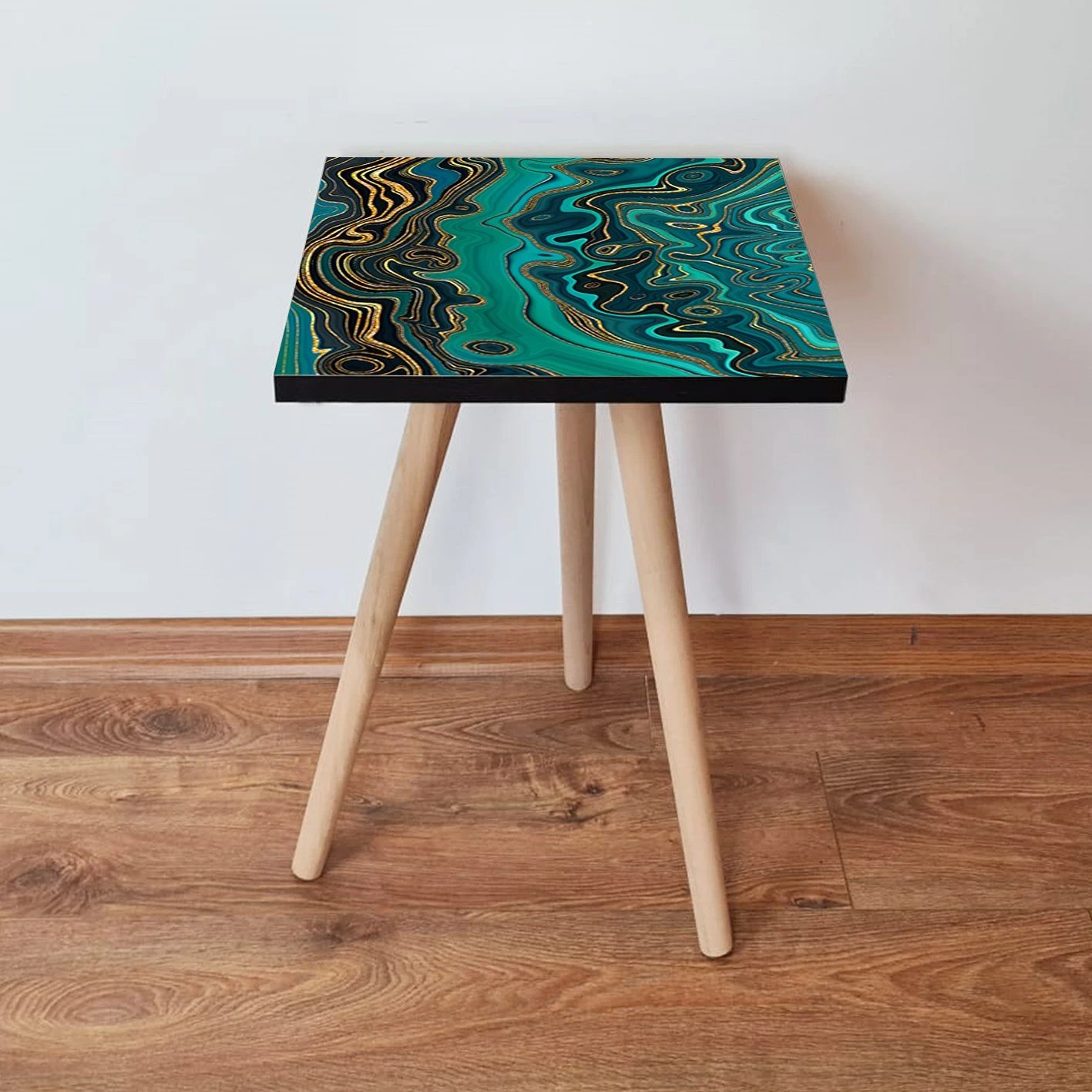 Tavolinë anësore Skye Decor, Shp87, ngjyrë e gjelbër