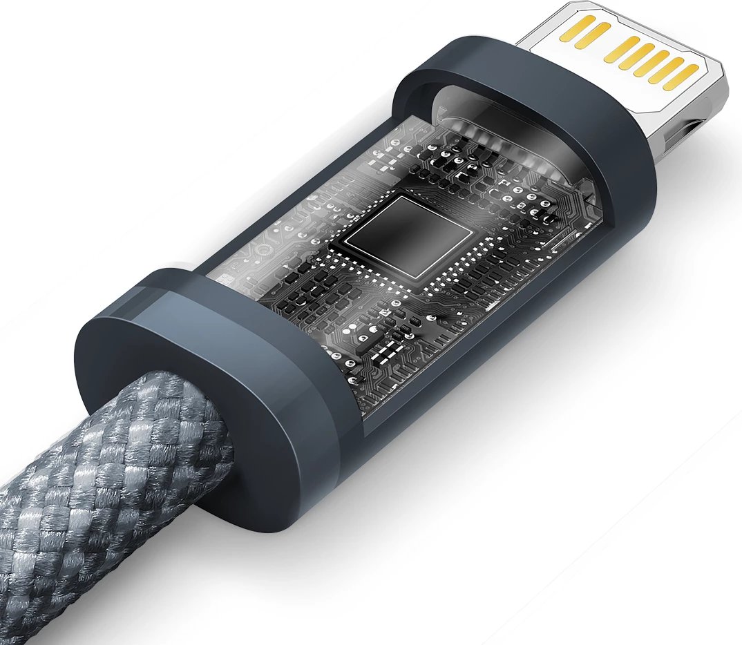 Kabllo Baseus CALD000116 USB-C në Lightning, 2m, 20W, Gri Kabllo Baseus CALD000116 USB-C në Lightning, 2m, 20W, Gri