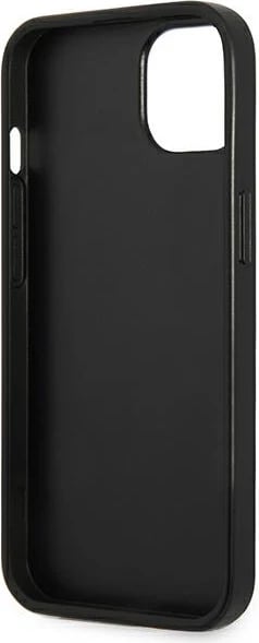 Mbështjellës Guess SaffianoTriangle Logo për iPhone 14 6.1", argjendtë Mbështjellës Guess SaffianoTriangle Logo për iPhone 14 6.1", argjendtë