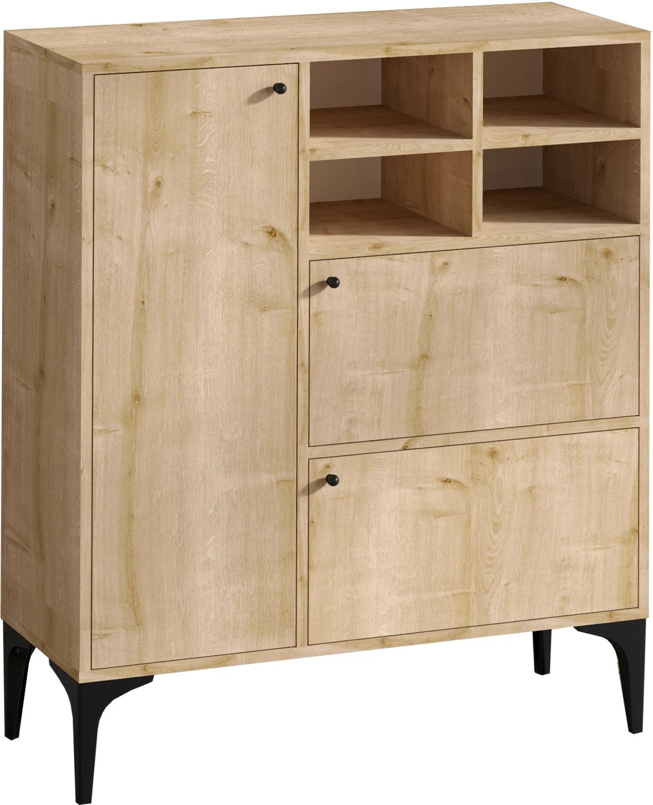 Konsolë Hanah Home, Ewa, ngjyrë lisi safir