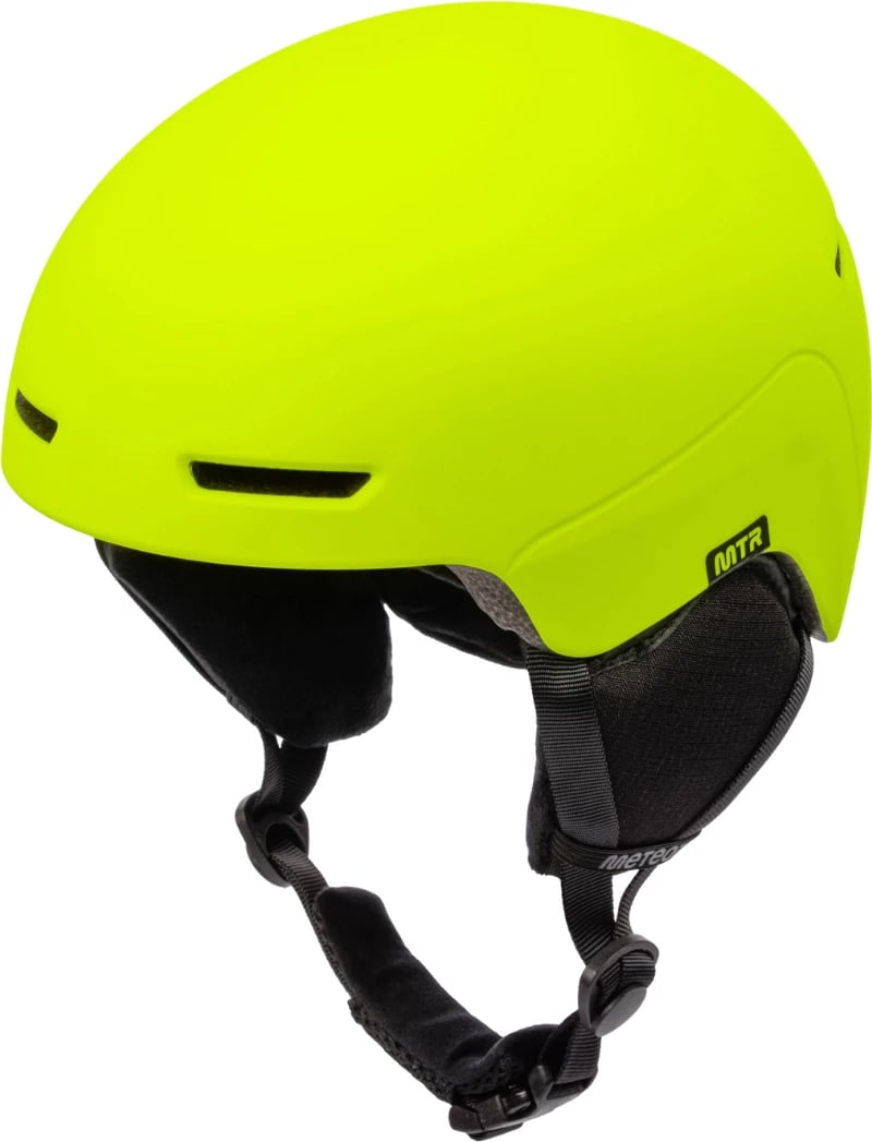 Helmetë skijimi Meteor unisex, neon e verdhë