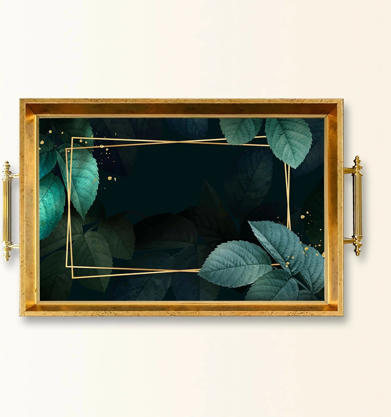 Tabaka dekorative prej qelqi, shumëngjyrëshe, Aberto Design, TPEA9774 Tabaka dekorative prej qelqi, shumëngjyrëshe, Aberto Design, TPEA9774