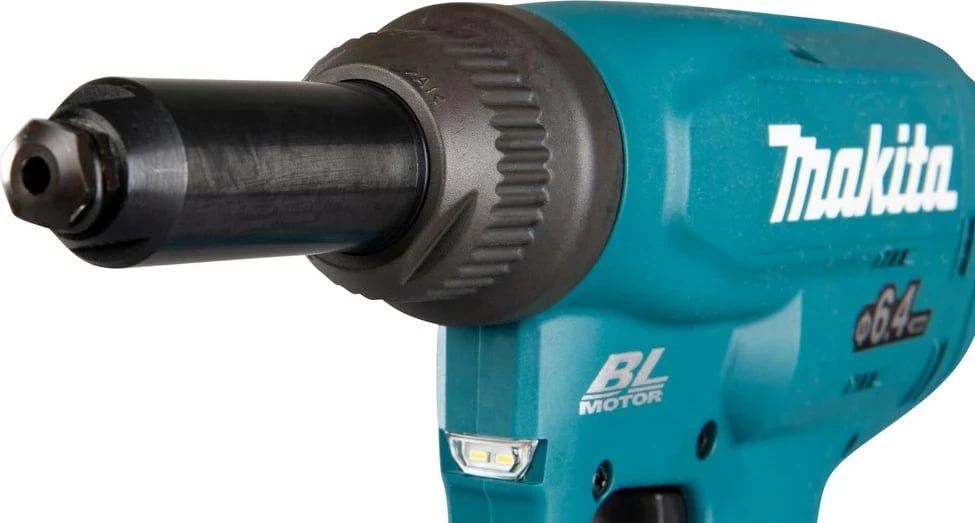 Riveter dore Makita DRV250RFJ, elektrik, 18V, Blu
