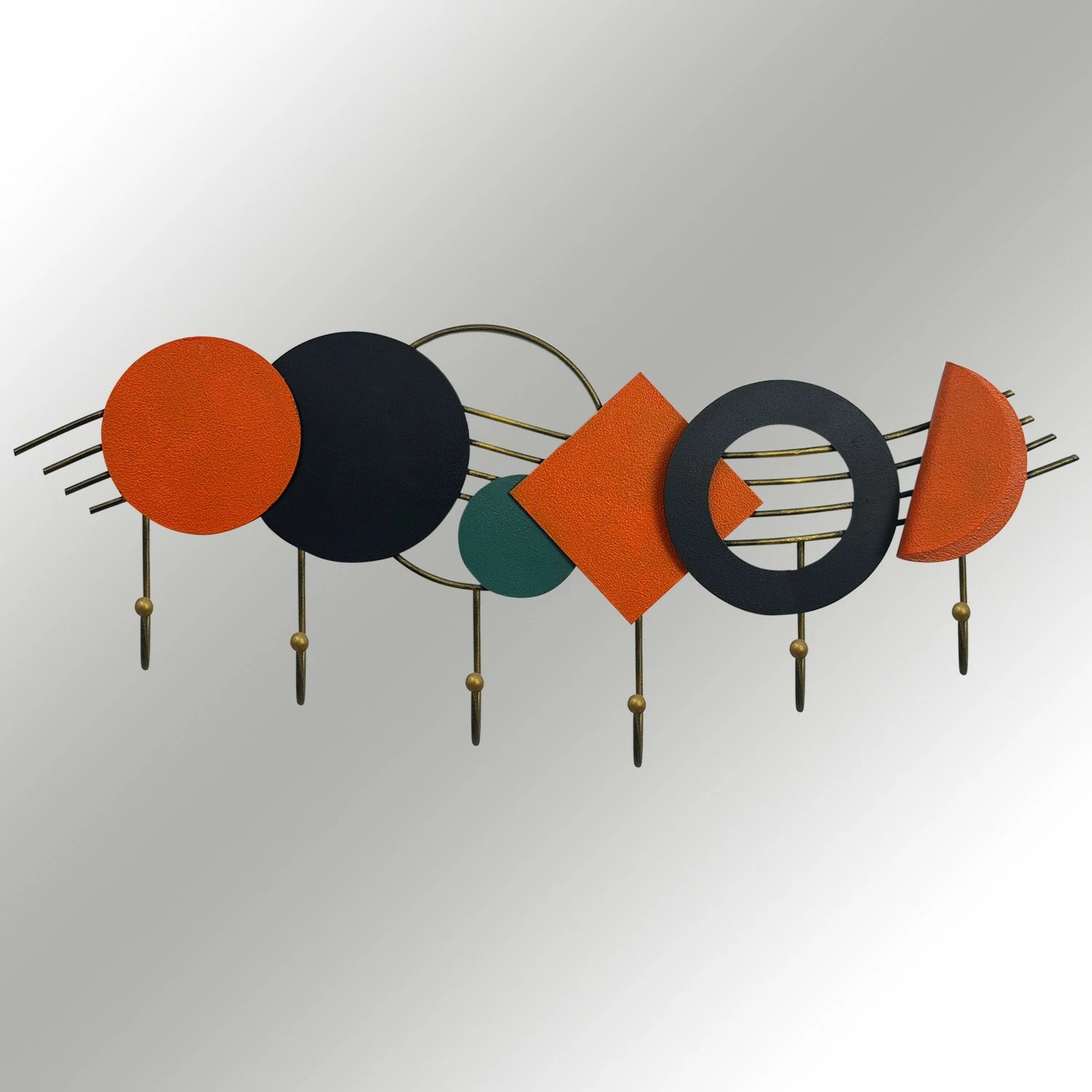 Varëse muri prej metali, shumëngjyrëshe, Wallity Mualla, 59x24cm