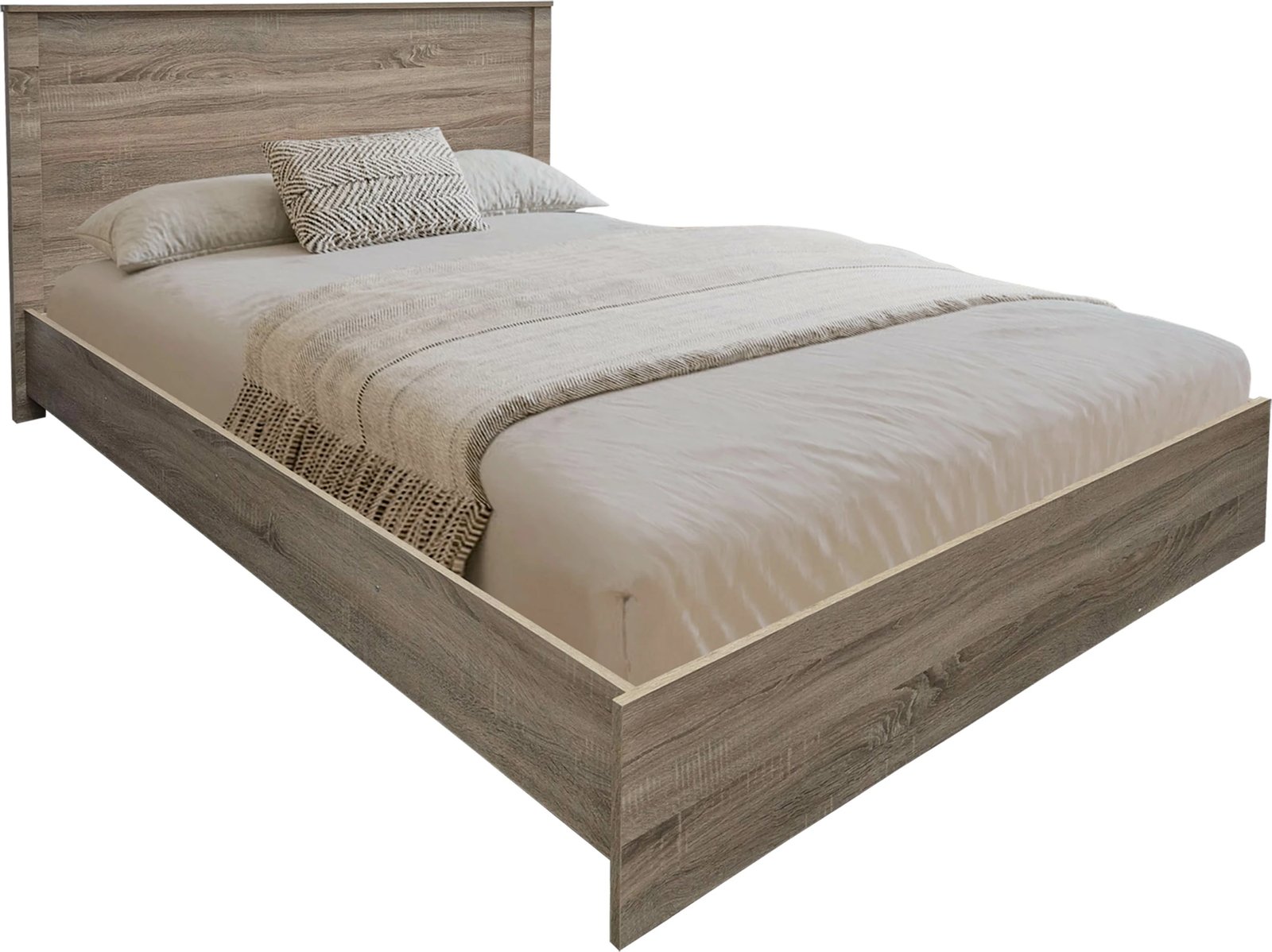 Set dhome gjumi Athos, ngjyrë sonoma, krevat 140x200cm, set 3 pjesë