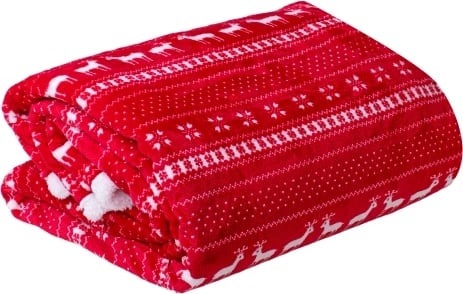 Batanije elektrike, Camry, CR 7441, 160x180 cm, 120W, 10 nivele, timer 1-10h, e kuqe/bardhë