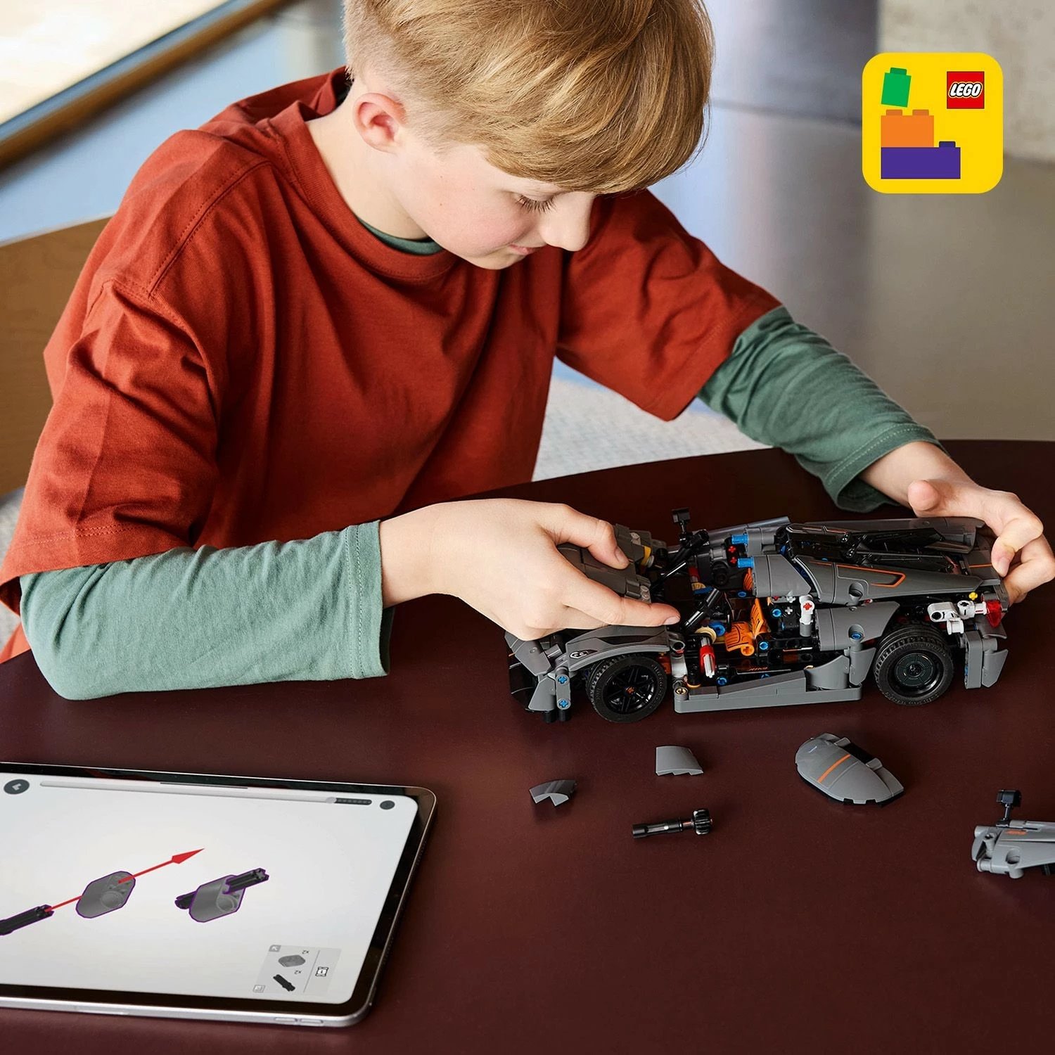 Set ndërtimi LEGO Koenigsegg Jesko Absolut, 801 copë, Gri Set ndërtimi LEGO Koenigsegg Jesko Absolut, 801 copë, Gri