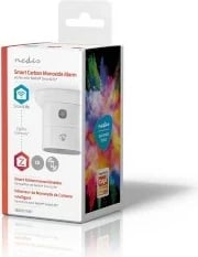 Detektor gazi Nedis SmartLife, monoksid karboni (CO), i bardhë