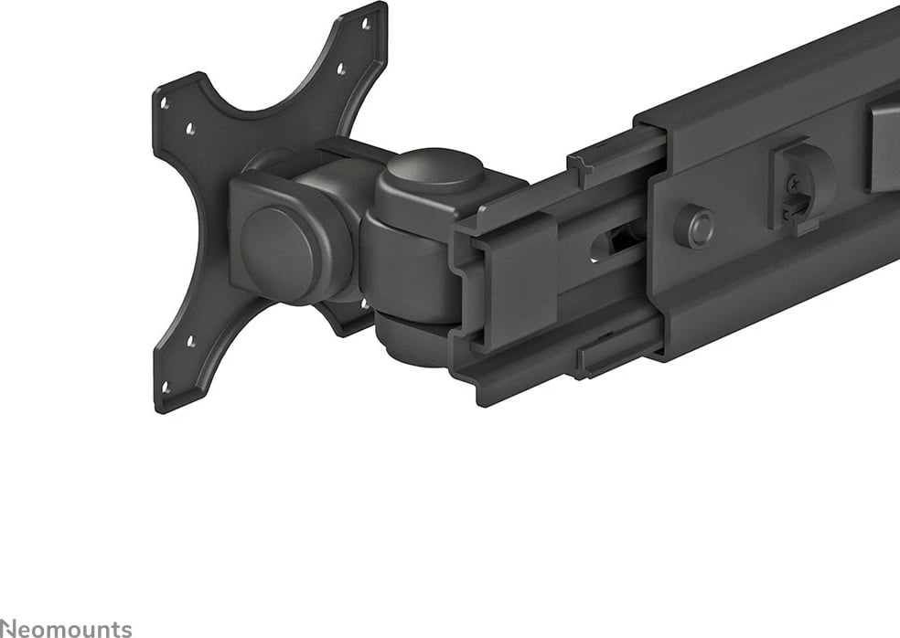 Mbajtës monitori Neomounts FPMA-D700DD, për 2 ekrane 19-30 inç, rregullim lartësie, i zi