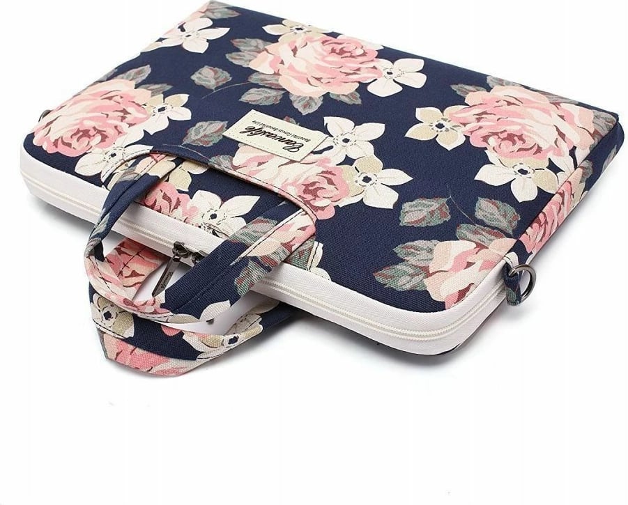 Çantë laptopi Canvaslife Briefcase 15-16", blu/rozë