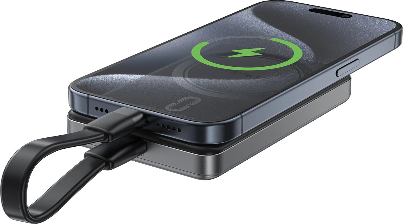 Powerbank Acefast M12-10000 PD20W ultra-slim, MagSafe compatible, zi