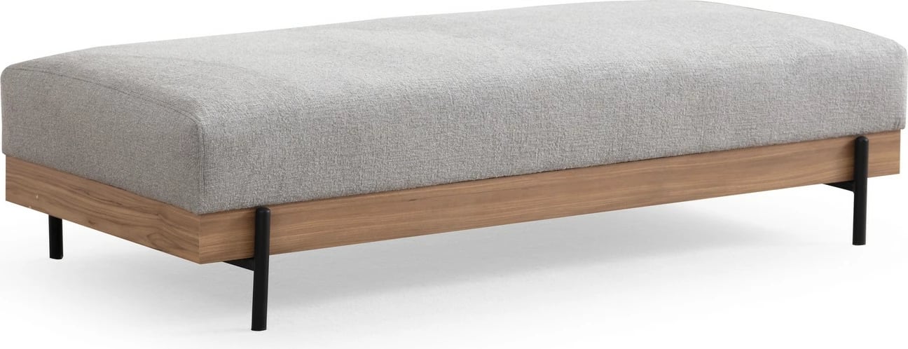 Pouf Atelier del Sofa, ngjyrë gri, Eti Oak Pouf