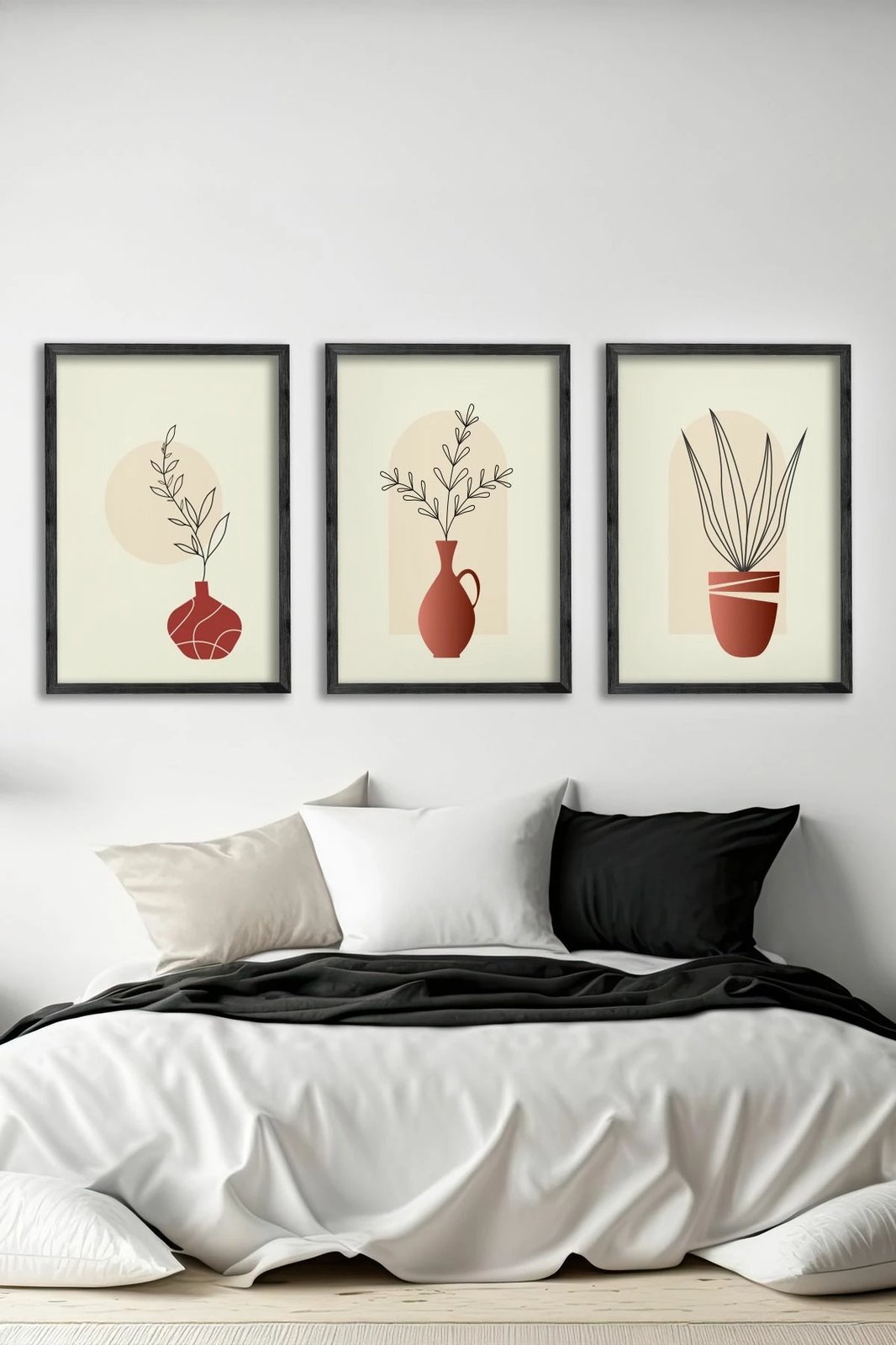 Pikturë dekorative me kornizë (3 copë), Wallity, Ersy3Syhcrv9