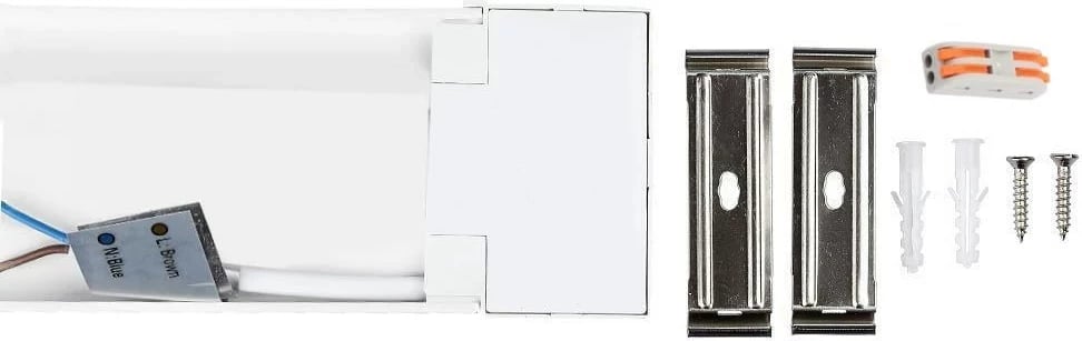 Dritë LED V-TAC VT-8338, 38W, 150cm, e bardhë
