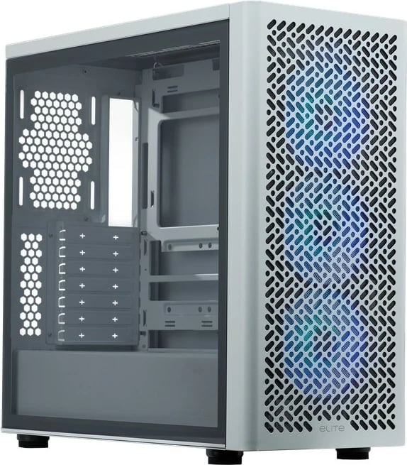 Kasë Cooler Master Elite 502, Midi Tower, e bardhë