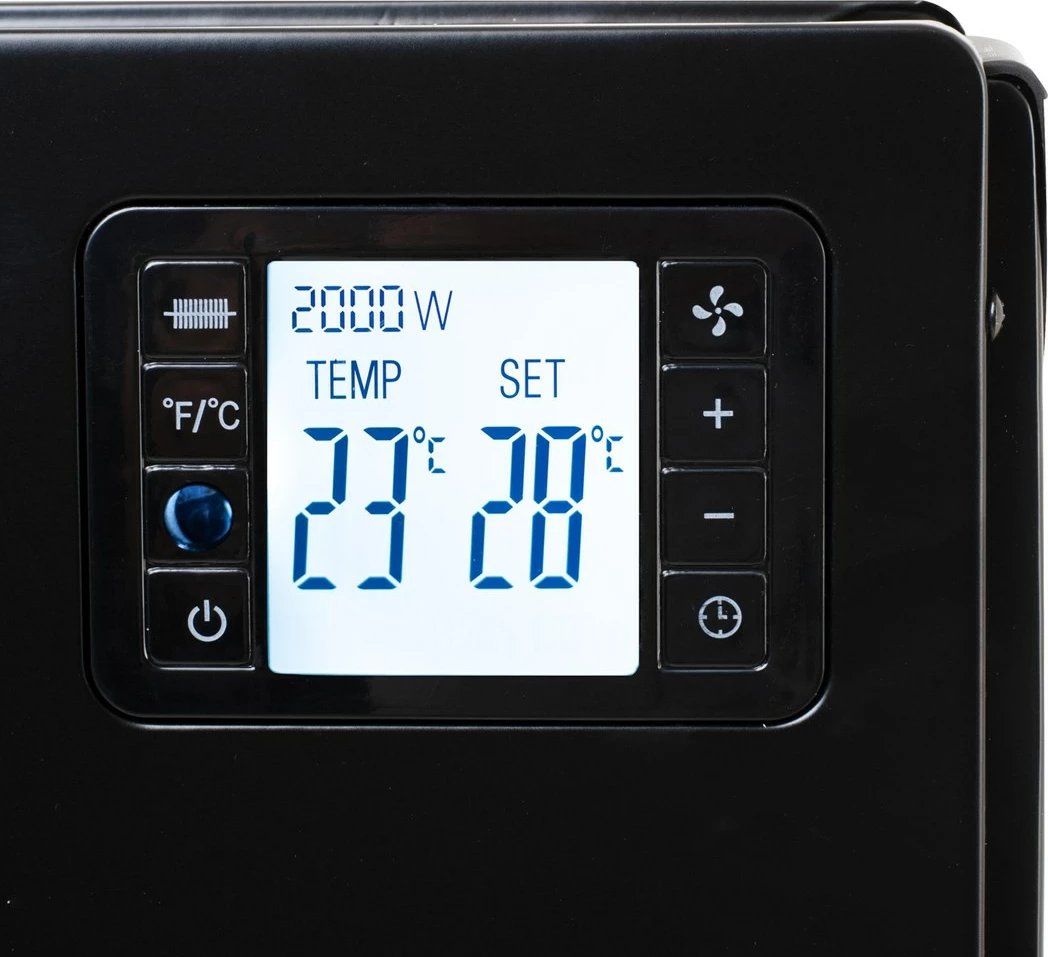 Ngrohës konvektor Adler CR 7739B me ventilator, 2000 W, i zi