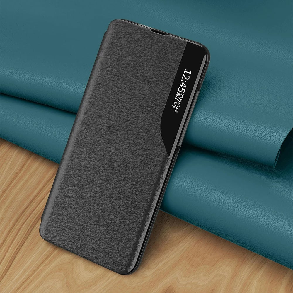 Mbështjellës Hurtel Eco Leather View Case për Xiaomi Redmi Note 11 Pro+ 5G / 11 Pro 5G / Mi 11i HyperCharge / Poco X4 NFC 5G, kaltër