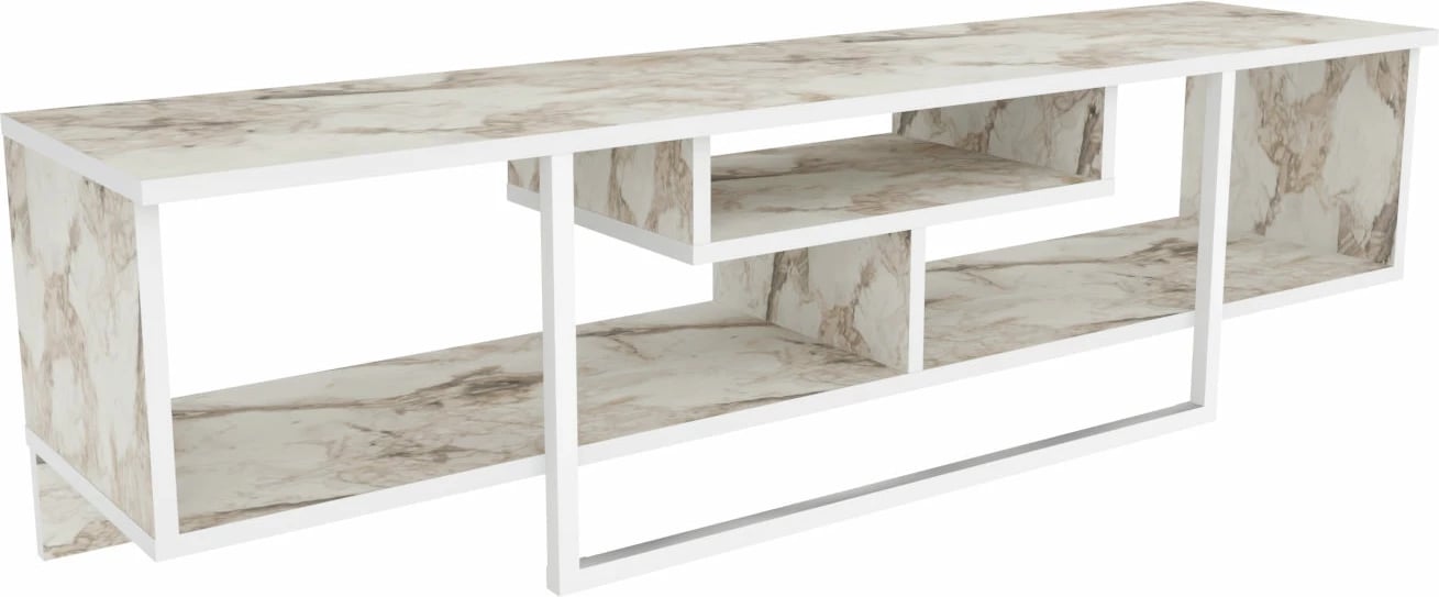 Shtand televizori, ngjyrë e bardhë, model Skye Decor Asal 150, Ephesus