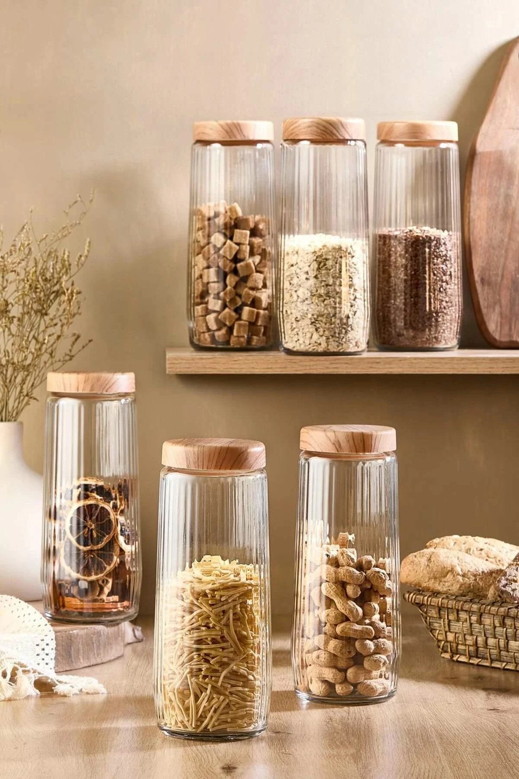 Set kuti qelqi për ruajtje (6 copë), Hermia Concept, MCH09906