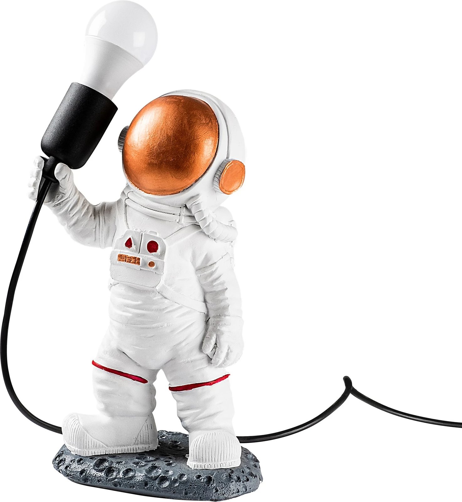 Llambë tavoline astronaut, shumëngjyrëshe, Opviq