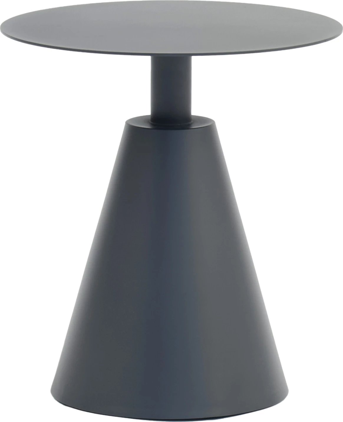 Tavolinë anësore e rrumbullakët për jashtë, SERA, FH6270.01, alumin, ngjyrë gri, Φ50x56Hcm