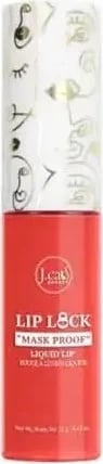 Buzëkuq i lëngshëm J.CAT BEAUTY Lip Lock Mask Proof Staycation unisex e kuqe
