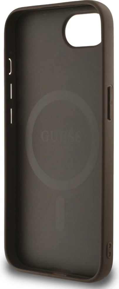 Mbështjellës Guess 4G Flowers Print MagSafe për iPhone 16e, Kafe