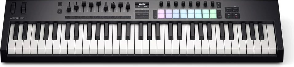 Tastierë MIDI Novation Launchkey 61 MK4, 61 taste, e bardhë