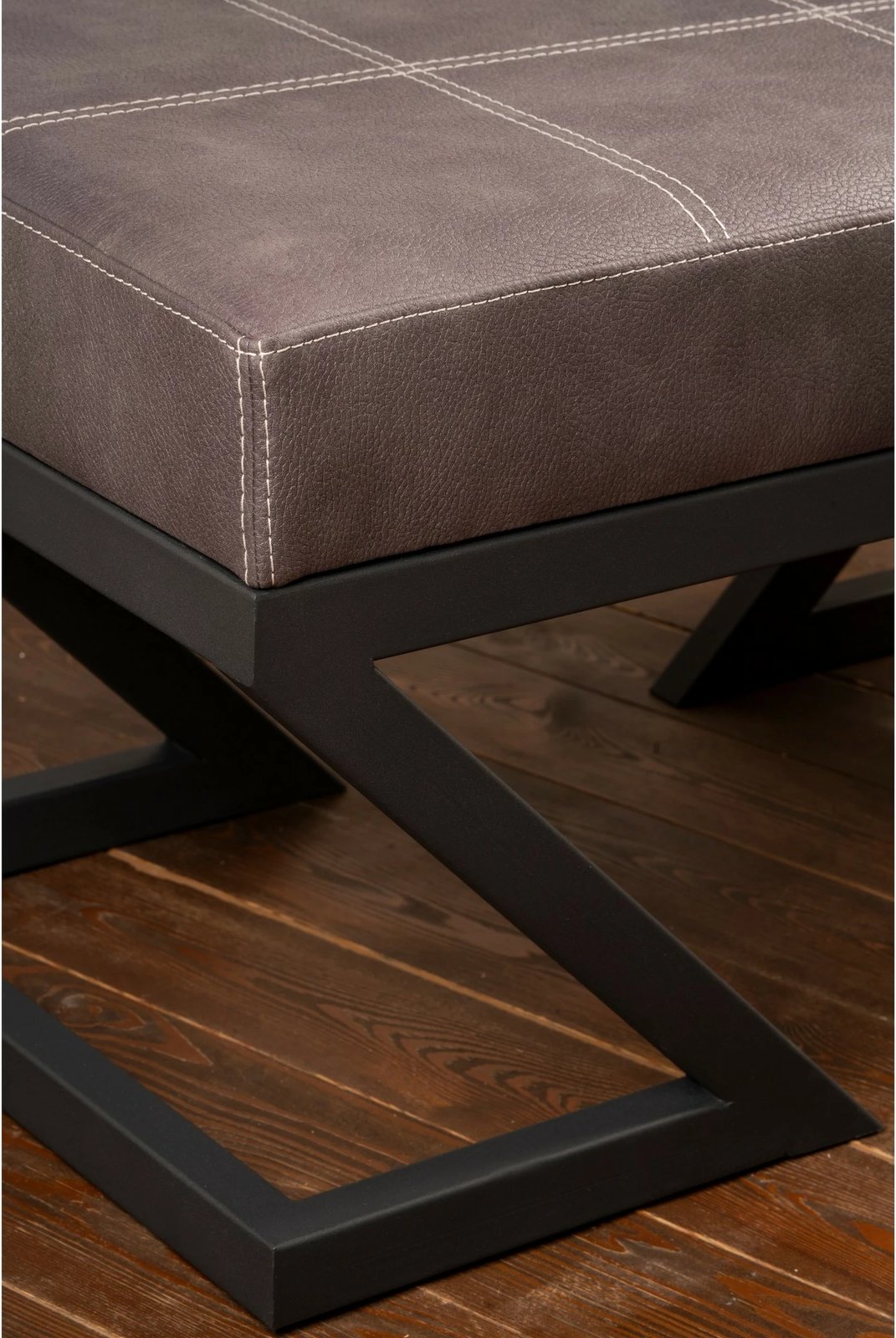 Puf Atelier del Sofa, ngjyrë antracit, Ago