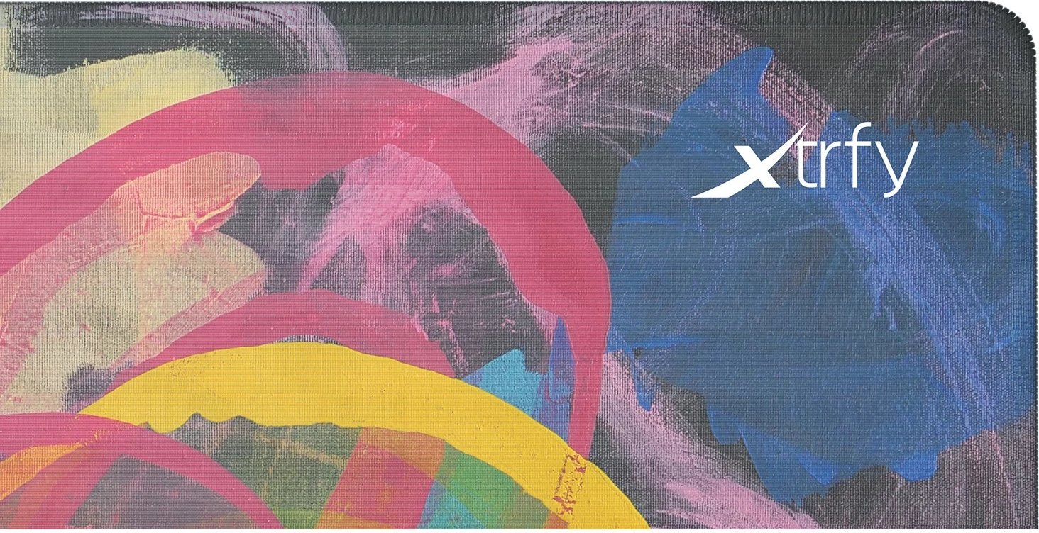 Mauspad Cherry XTRFY GP4, Multicolour, 460x400mm, Bazë kundër rrëshqitjes