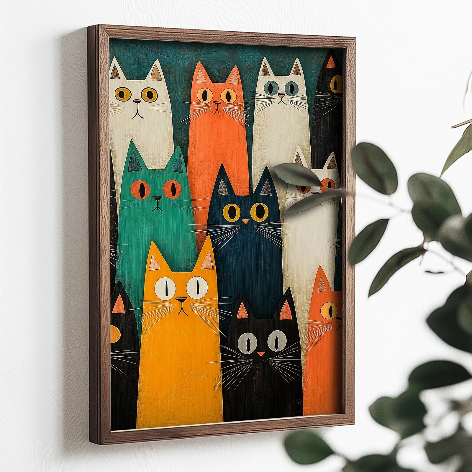 Pikturë dekorative me kornizë, MDF, shumëngjyrëshe, Wallity, TUN020-XL, 50x70x3.5cm