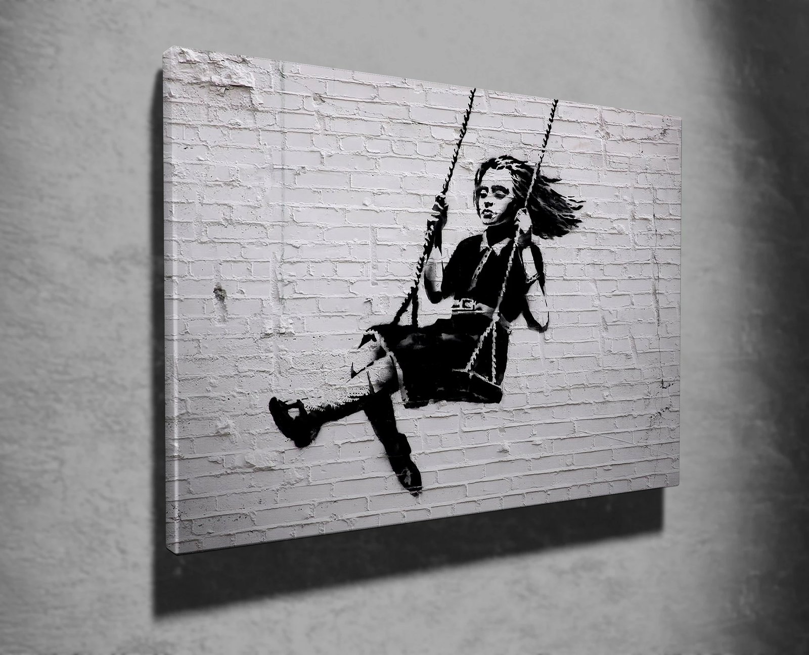 Pikturë dekorative në kanavacë, Banksy, shumëngjyrëshe, WY07, 50x70cm