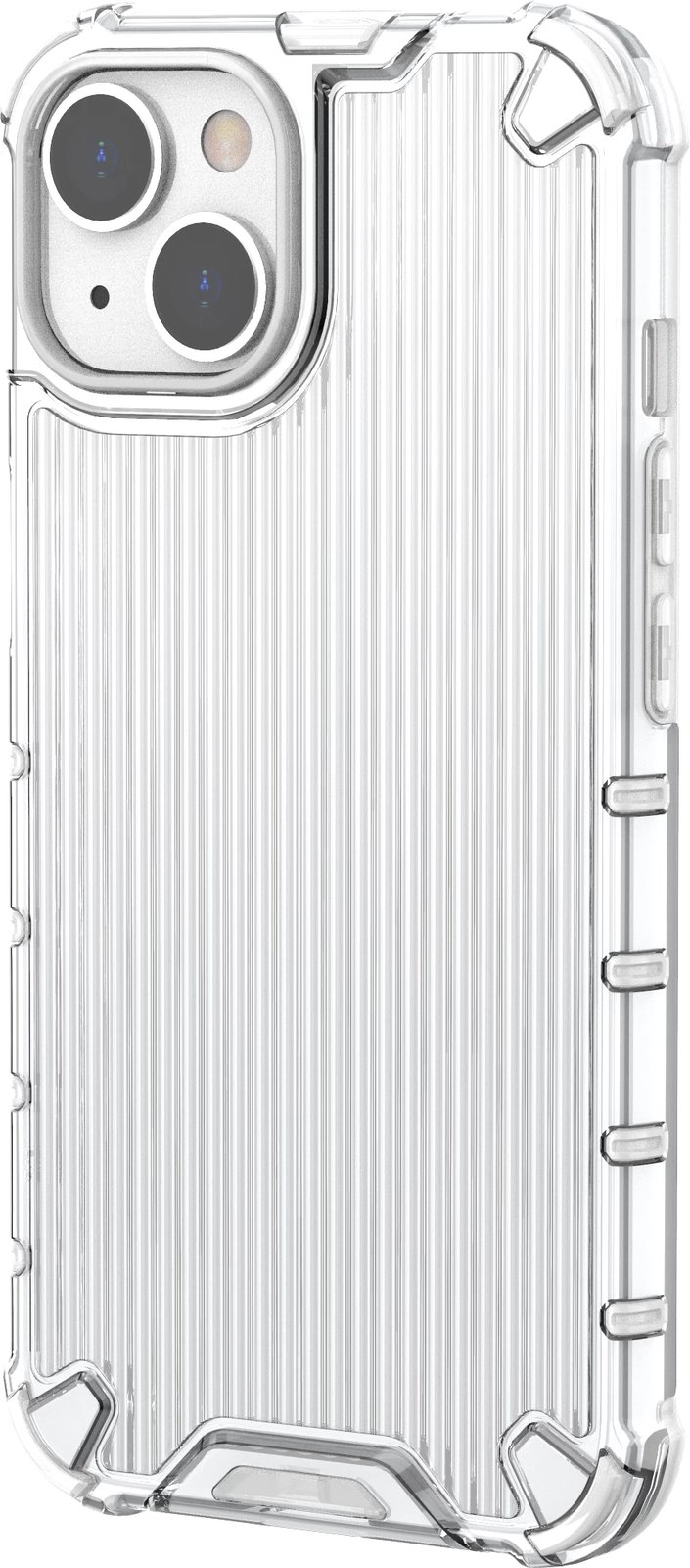 Mbështjellës Hurtel Ombre Protect Case për iPhone 13, rozë-kaltër