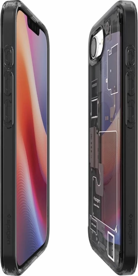 Mbështjellës, Spigen, Ultra Hybrid MagSafe Zero One për iPhone 16e, TPU+PC, MagSafe, Air Cushion, e zezë