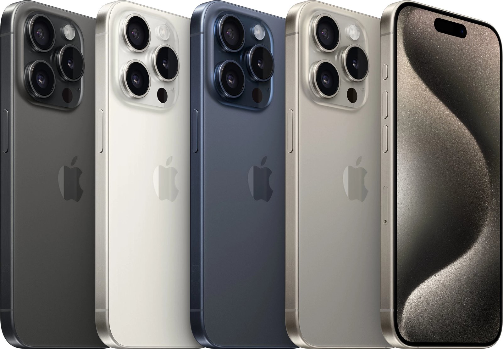 Celular Apple iPhone 15 Pro, 6.1”, 128GB, white titanium