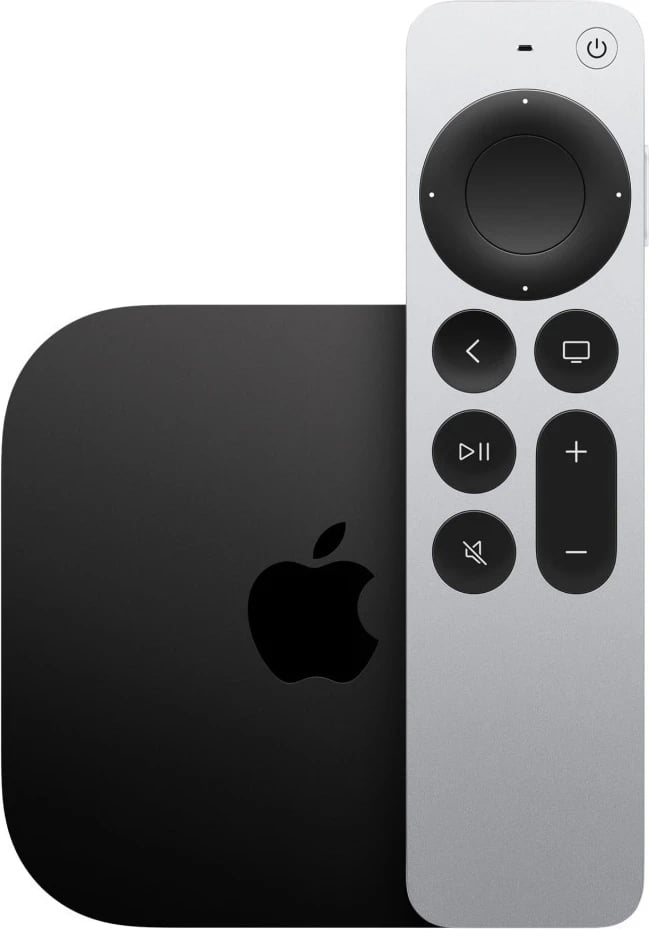 Apple TV (gen.3), Wi-Fi+Cellular, 128GB, 4K, e zezë