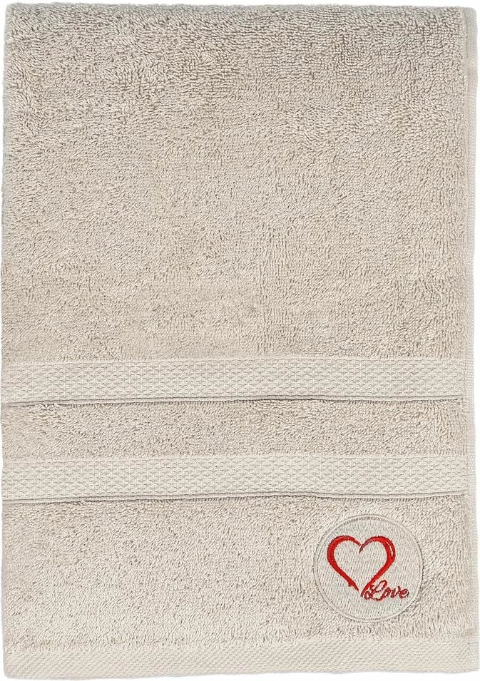 Peshqir banje Mijolnir, Love, bezhë, 70x140cm