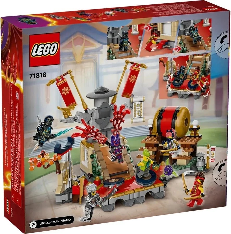 Set figura LEGO NINJAGO Tournament Battle Arena 71818,  6 pjesë