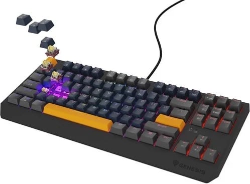 Tastaturë mekanike Genesis Thor 230 TKL, RGB, Outemu Panda, Naval Blue Tastaturë mekanike Genesis Thor 230 TKL, RGB, Outemu Panda, Naval Blue