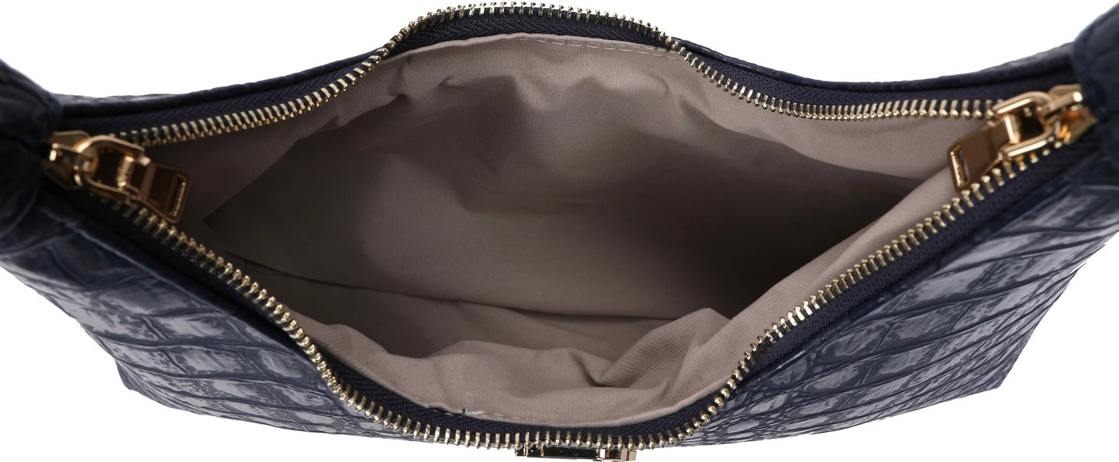 Çantë shpatullës Lucky Bees, croco ngjyrë kaltër e errët, 505