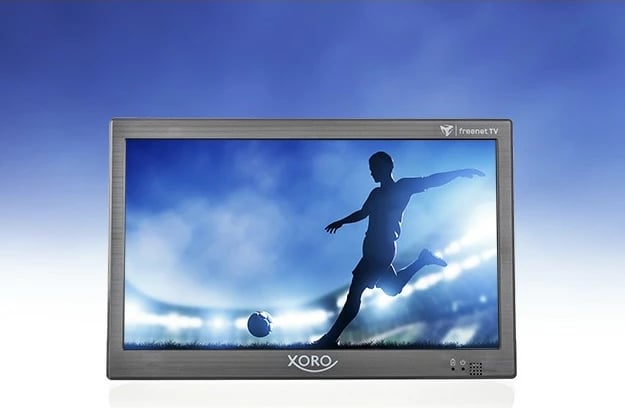 Televizor portativ XORO PTL 1050 V2, 10 inç, LCD, HD, DVB-T/T2, 3500mAh