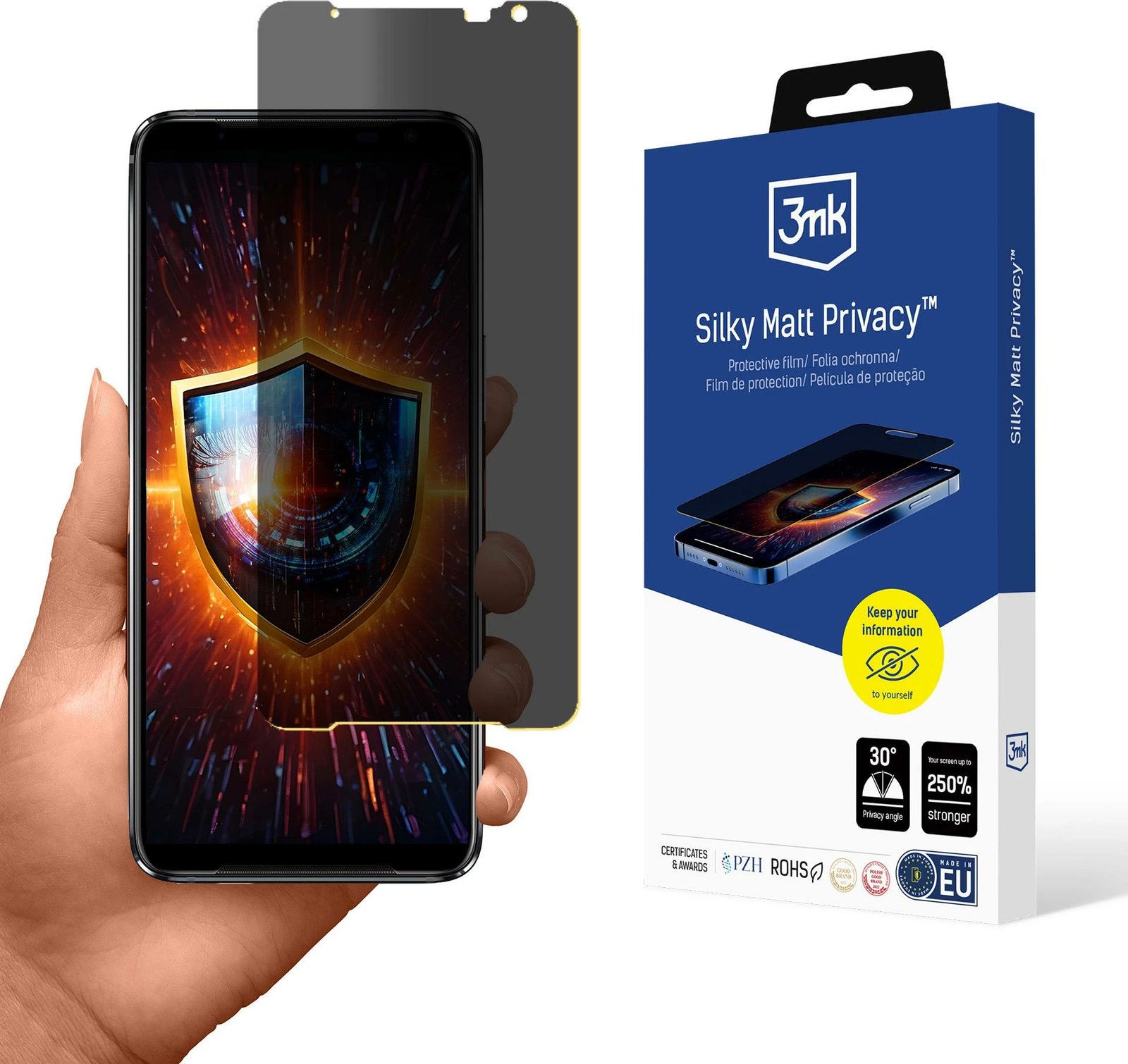 Mbështjellës privatësie 3mk Silky Matt Privacy për Asus ROG Phone 3, Mat