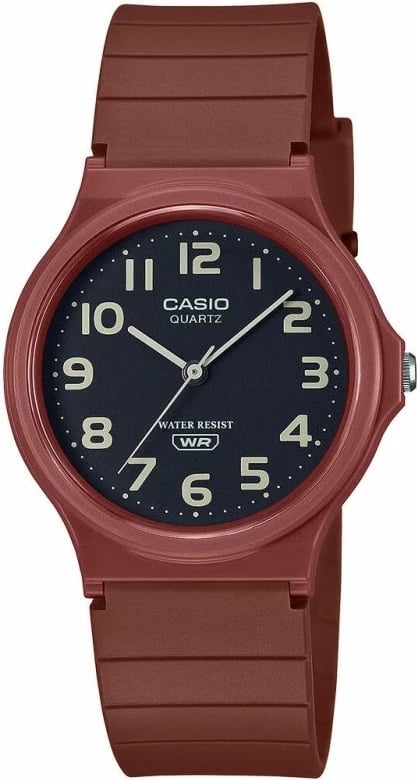 Orë dore femra Casio, burgundy