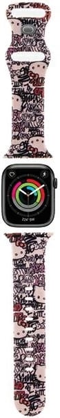 Rrip silikoni Hello Kitty për Apple Watch 38/40/41mm, rozë